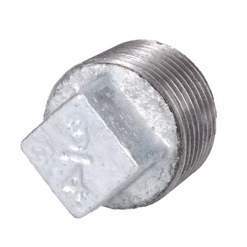 STZ Industries 3/4 in. MIP each Galvanized Malleable Iron Plug - Case of 5