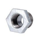 STZ Industries 1/2 in. MIP each X 3/8 in. D FIP Galvanized Malleable Iron Hex Bushing