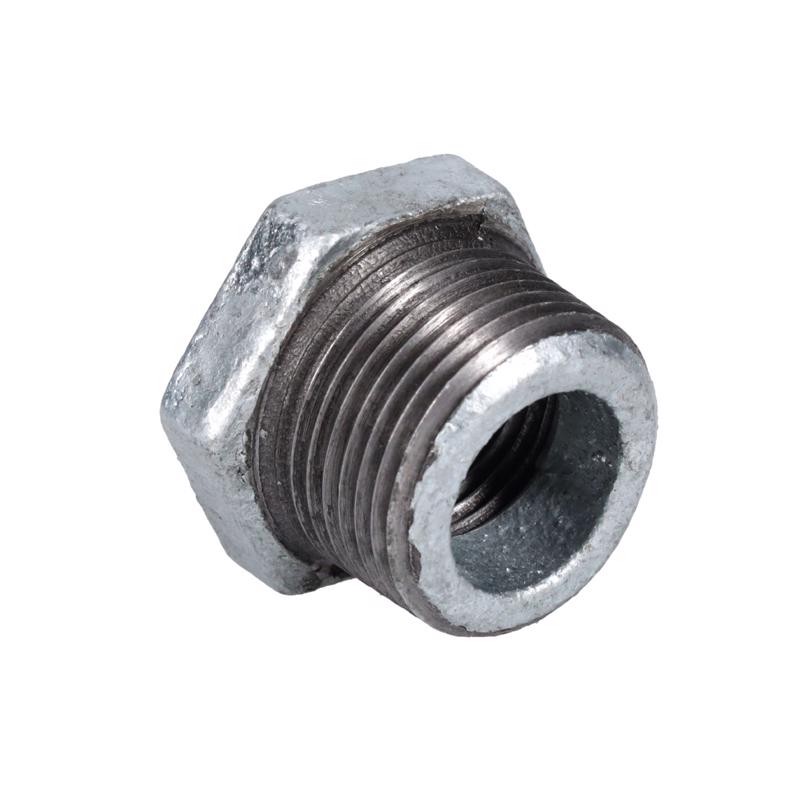 STZ Industries 3/4 in. MIP each X 1/2 in. D FIP Galvanized Malleable Iron Hex Bushing - Case of 5
