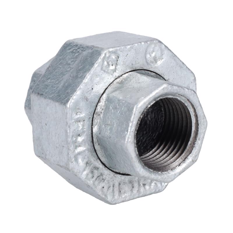 STZ Industries 1/2 in. FIP each X 1/2 in. D FIP Galvanized Malleable Iron Union - Case of 5