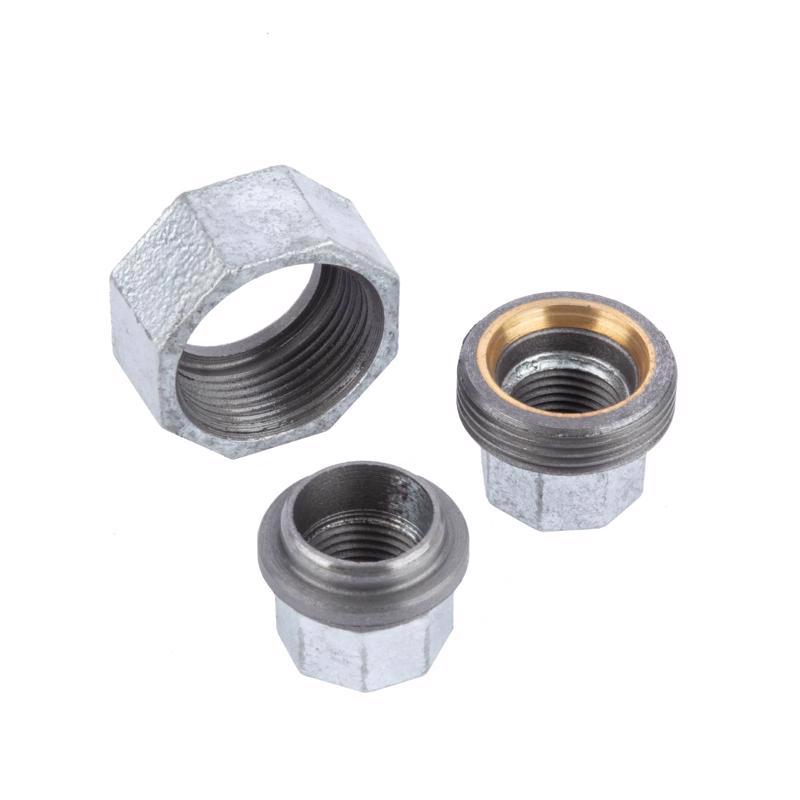 STZ Industries 1/2 in. FIP each X 1/2 in. D FIP Galvanized Malleable Iron Union - Case of 5