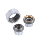 STZ Industries 1/2 in. FIP each X 1/2 in. D FIP Galvanized Malleable Iron Union - Case of 5