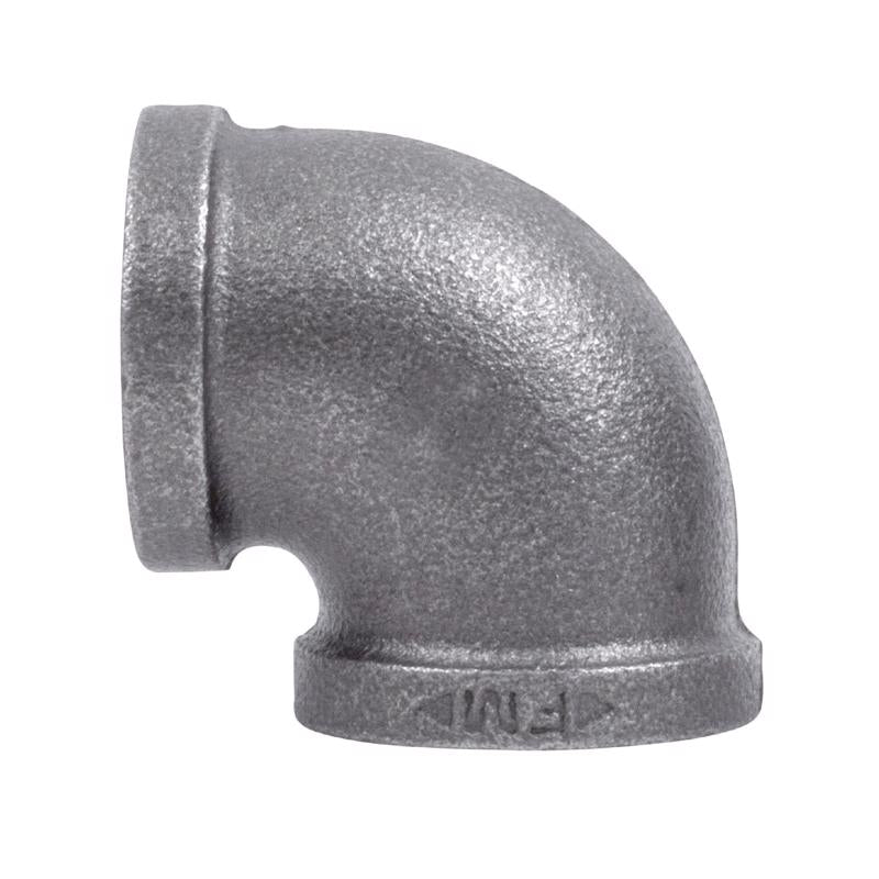 STZ Industries 1/2 in. FIP each X 1/2 in. D FIP Black Malleable Iron 90 Degree Elbow - Case of 5