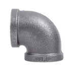 STZ Industries 1/2 in. FIP each X 1/2 in. D FIP Black Malleable Iron 90 Degree Elbow - Case of 5
