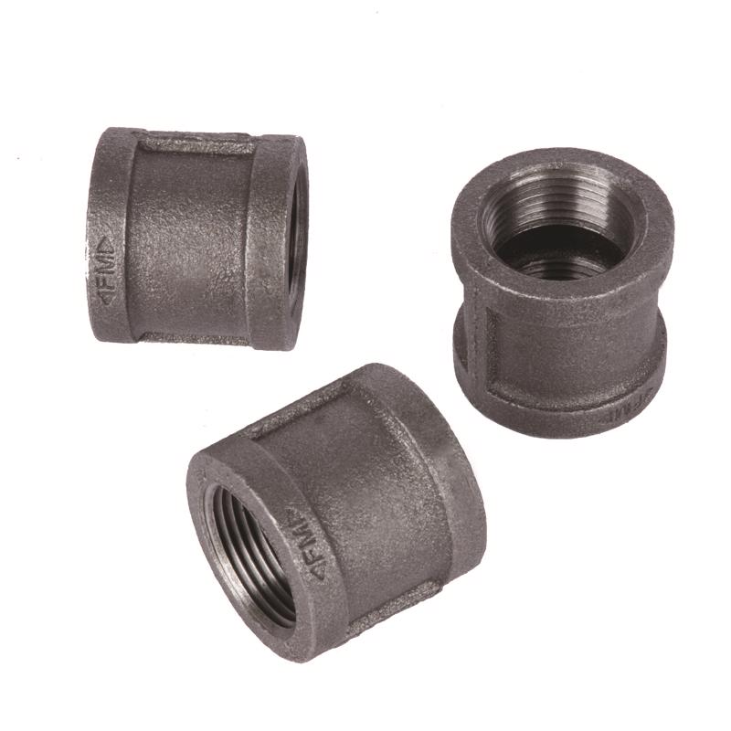 STZ Industries 3/4 in. FIP each X 3/4 in. D FIP Black Malleable Iron Coupling - Case of 5