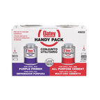 Oatey Handy Pack Clear Primer and Cement For PVC 2 pk - Case of 12