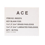 HILLMAN Home Padlock Key Blank Single Silver