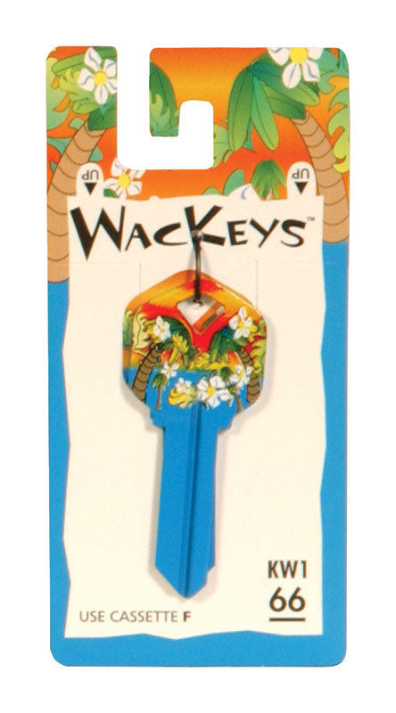 HILLMAN Wackey Tropical House/Office Universal Key Blank Single Black - Case of 6