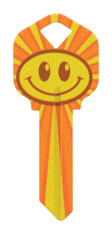 HILLMAN Wackey Smiley Face House/Office Universal Key Blank Single - Case of 6