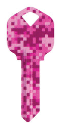 HILLMAN Wackey Digital Camo House/Office Universal Key Blank Single - Case of 6