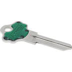 HILLMAN Traditional Key House/Office Key Blank 97 Single For Kwikset Locks Blue/Silver - Case of 10