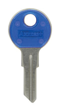 HILLMAN Traditional Key House/Office Key Blank 80 Single For Chicago locks Blue/Silver - Case of 10