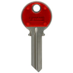 HILLMAN Traditional Key House/Office Key Blank 71 Single For Yale Locks Blue/Silver - Case of 10