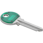 HILLMAN Traditional Key House/Office Key Blank 71 Single For Yale Locks Blue/Silver - Case of 10