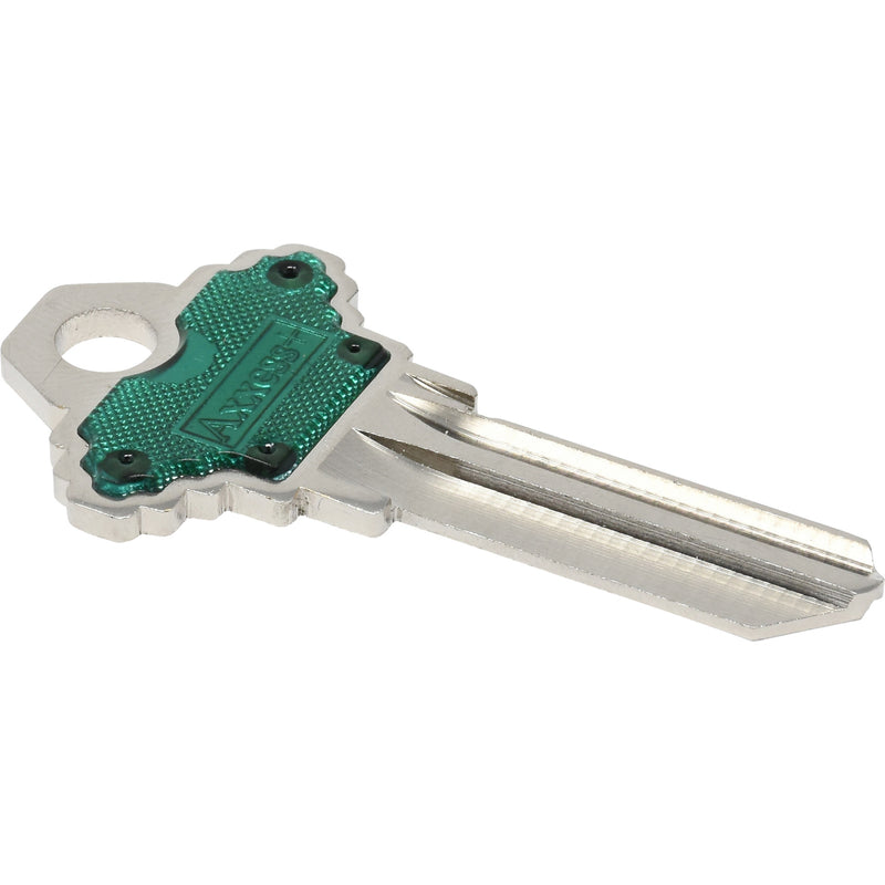 HILLMAN Traditional Key House/Office Key Blank 68 Single For Schlage Locks Blue/Silver - Case of 10