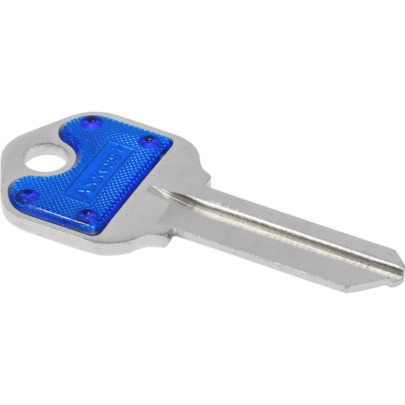 HILLMAN Traditional Key House/Office Key Blank 66 Single For Kwikset Locks Blue/Silver - Case of 10