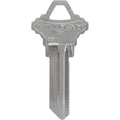 HILLMAN Traditional Silver House/Office Key Blank Single For Schlage Locks - Case of 10