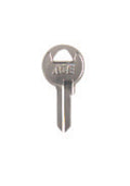 HILLMAN Padlock Key Blank Single For Master Locks Silver - Case of 10
