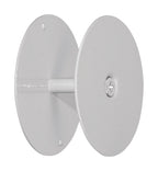 Prime-Line 2-5/8 in. D Gray Steel Hole Filler Plate 1 pk