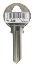 HILLMAN Y1 House Key Blank Single For Yale Locks - Case of 10