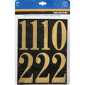 HILLMAN 3 in. Reflective Gold Vinyl Self-Adhesive Number Set 0-9 26 pc - Case of 6