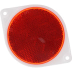 HILLMAN 3 in. Round Red Reflectors 2 pk - Case of 6