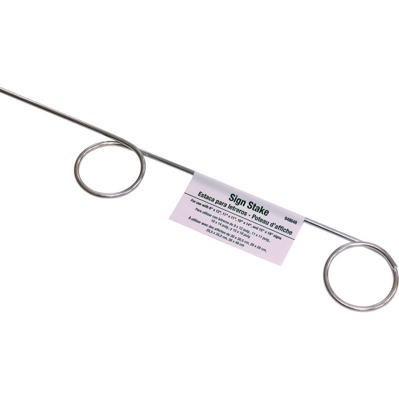 HILLMAN English Pigtail Sign Stake 28 in. H X 1.75 in. W - Case of 20