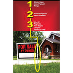 HILLMAN English Pigtail Sign Stake 28 in. H X 1.75 in. W - Case of 20