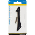 HILLMAN 4 in. Black Aluminum Nail-On Number 1 1 pc - Case of 3