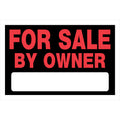 HILLMAN English Black For Sale Sign 8 in. H X 12 in. W - Case of 6