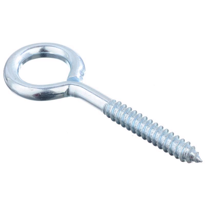 Hampton 7/16 in. X 5-1/4 in. L Zinc-Plated Steel Lag Thread Eyebolt - Case of 10