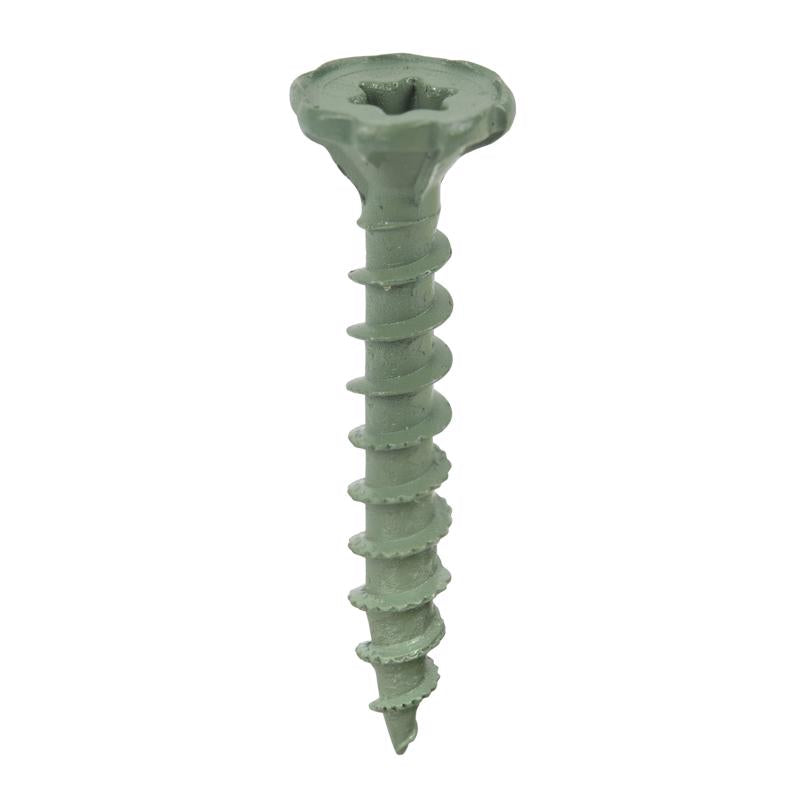 Backer-On No. 9 X 2-1/4 in. L Star Flat Head Serrated Cement Board Screws