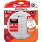 First Alert 10-Year Battery Photoelectric Slim Smoke Detector 1 pk - Case of 4