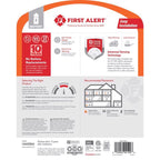 First Alert 10-Year Battery Photoelectric Slim Smoke Detector 1 pk - Case of 4