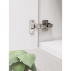 Amerock Functional Hardware 2-7/16 in. W X 4-7/16 in. L Nickel Silver Zinc Full Frameless Concealed