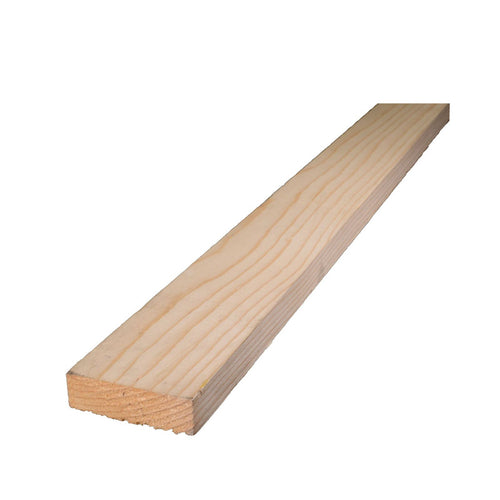Alexandria Moulding 1 in. X 3 in. W X 8 ft. L Pine Furring Strip #2/BTR Premium Grade - Case of 12