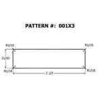Alexandria Moulding 1 in. X 3 in. W X 8 ft. L Pine Furring Strip #2/BTR Premium Grade - Case of 12