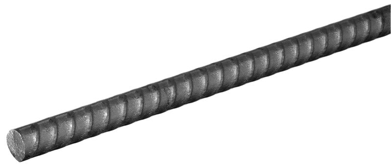 SteelWorks 1/2 in. D X 72 in. L Hot Rolled Steel Weldable Rebar - Case of 5
