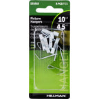 HILLMAN Zinc Silver Conventional Picture Hanger 10 lb 1 pk - Case of 10