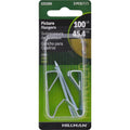HILLMAN Zinc Silver Conventional Picture Hanger 100 lb 1 pk - Case of 10