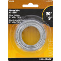 HILLMAN Galvanized Silver Braided Picture Wire 20 lb 1 pk - Case of 10