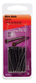 HILLMAN Anchor Wire 1-1/2 in. Wire Bright Steel Nail Flat Head - Case of 6