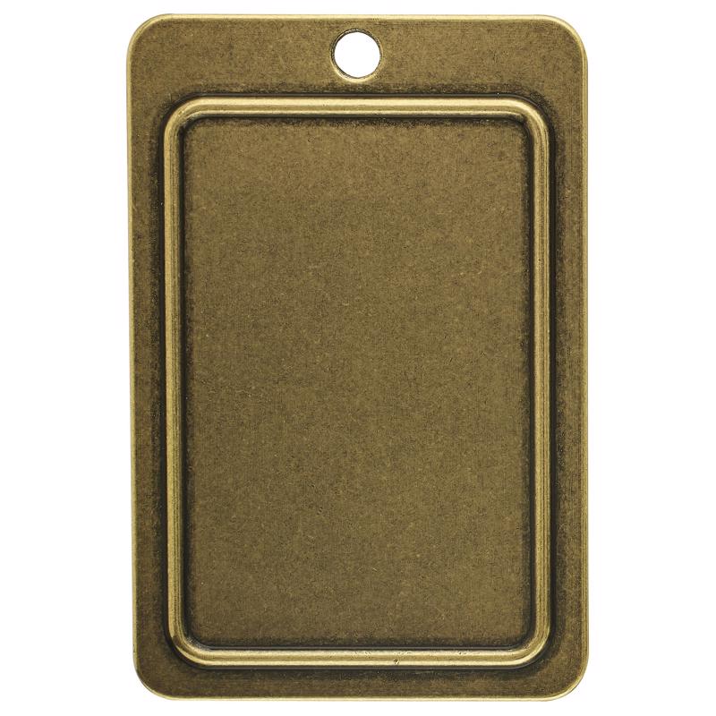 Amerock Allison Round Cabinet Knob 1-3/8 in. D 1 in. Antique Brass 1 pk