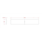 SteelWorks 0.125 in. X 1 in. W X 4 ft. L Weldable Aluminum Flat Bar 1 pk - Case of 5