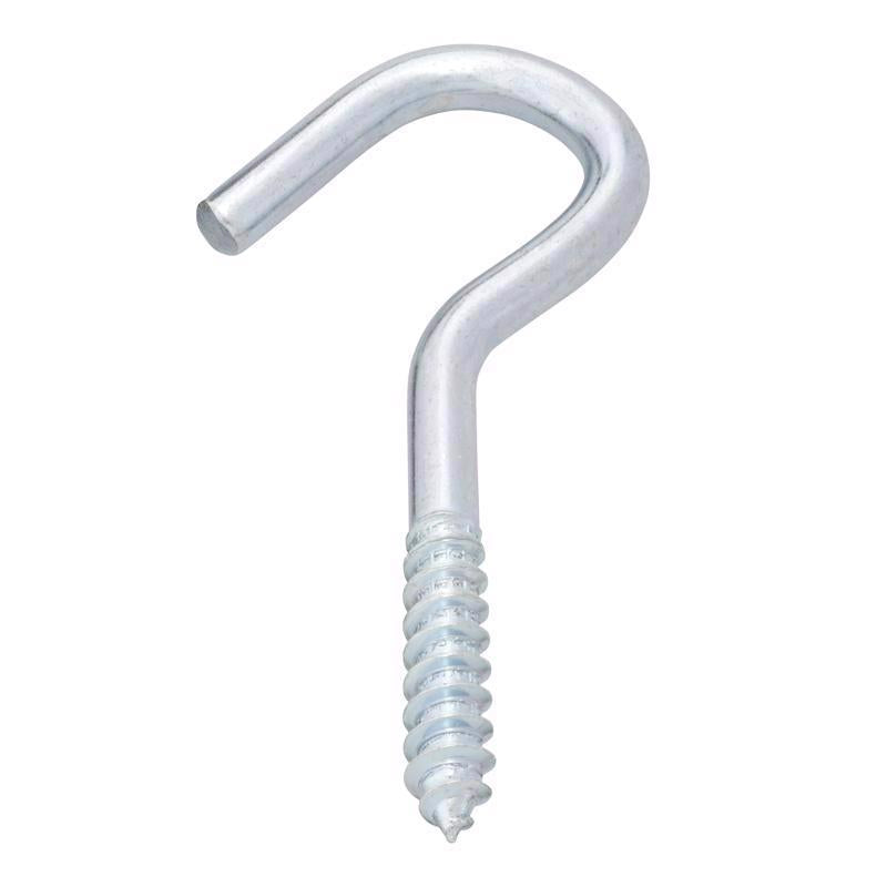 Hampton Small Zinc-Plated Silver Steel 4.1875 in. L Clothesline Hook 215 lb 1 pk - Case of 10