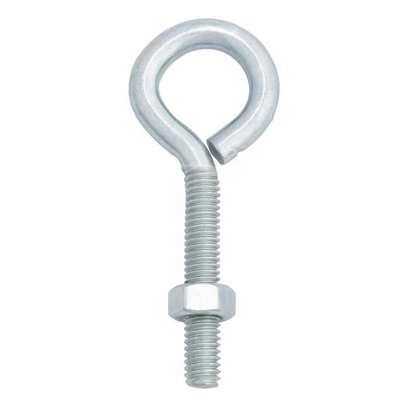 Hampton 5/16 in. X 3-1/4 in. L Zinc-Plated Steel Eyebolt Nut Included - Case of 10