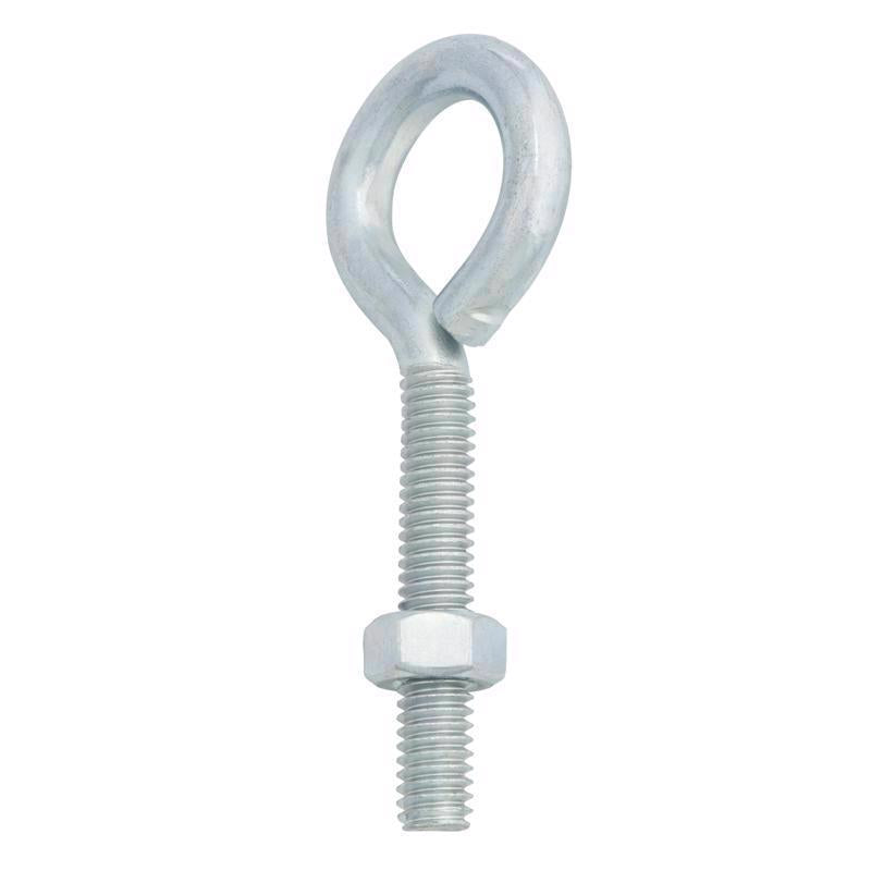Hampton 5/16 in. X 3-1/4 in. L Zinc-Plated Steel Eyebolt Nut Included - Case of 10