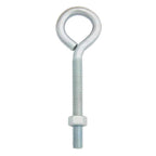 Hampton 3/8 in. X 5 in. L Zinc-Plated Steel Eyebolt Nut Included - Case of 10