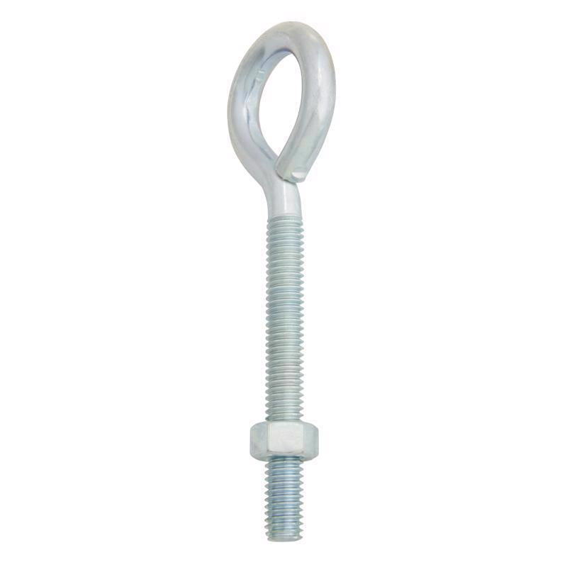 Hampton 3/8 in. X 5 in. L Zinc-Plated Steel Eyebolt Nut Included - Case of 10
