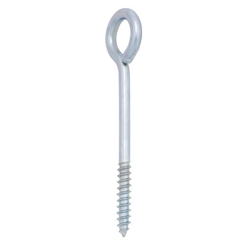 Hampton 1/4 in. X 3-3/4 in. L Zinc-Plated Steel Lag Thread Eyebolt - Case of 10
